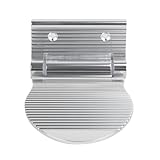 Non-Slip Shower Foot Rest for Shaving Legs - Foldable Bathroom Step Stool Heavy Duty Aluminum Alloy Pedicure Foot Pedal Stand for Elderly, Pregnant Women & Back Pain Sufferers