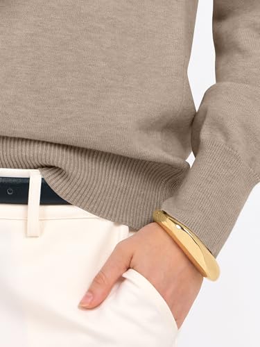 Image of ANRABESS Women's Long Sleeve V Neck Basic Sweaters | Classic Pullover Tops,Soft Loose,Business Casual Work,Travel Vacation,All Day Wear,Fall Spring Outfits,Winter Layer Clothing