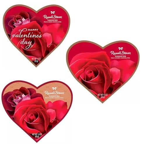 Smiling Sweets Russell Stover Valentine's Day Gift Box Assorted Chocolates,