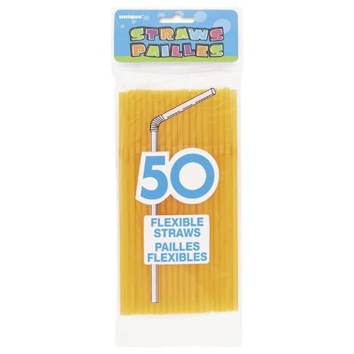 Pitillos Flexibles Neón Vibrantes - Pack de 50 miniatura 3