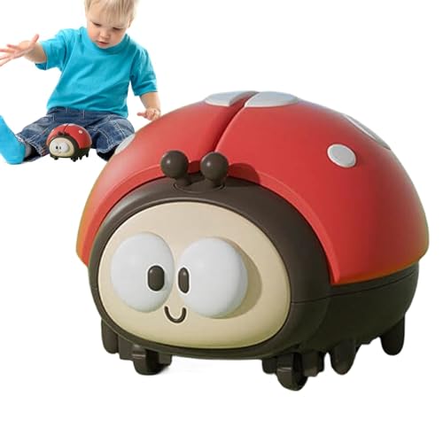 Ladybug Air Ball Toy,Electric Ladybug Floating Ball Toys,Cute Hermit Crab Ball Blower Toy For Kids,Interactive Play Ladybug Suspended Ball Toy, Ball Blowing Toy Sensory Toys For Birthday