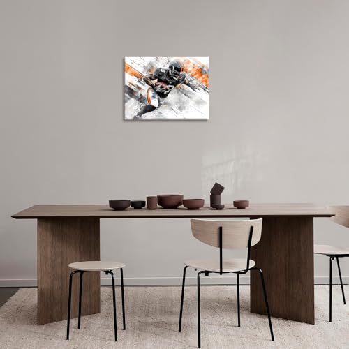 Toile murale encadrée de qualité supérieure pour bureau chic - 6