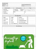 Rasenpflege Logbuch: Lawn Care Client Log Book Organisieren Sie Kundendaten für das Landschaftsbau- oder Rasenpflegeunternehmen. Verfolgen Sie Termine, Dienstleistungen und Zahlungsinformationen