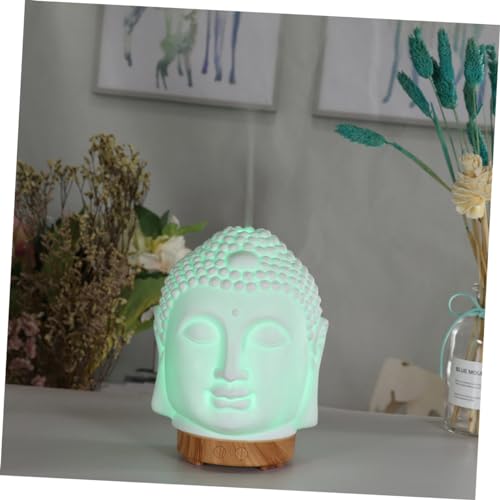 Diffuseur aromathérapie ultrasonique en céramique blanche pour maison - 4