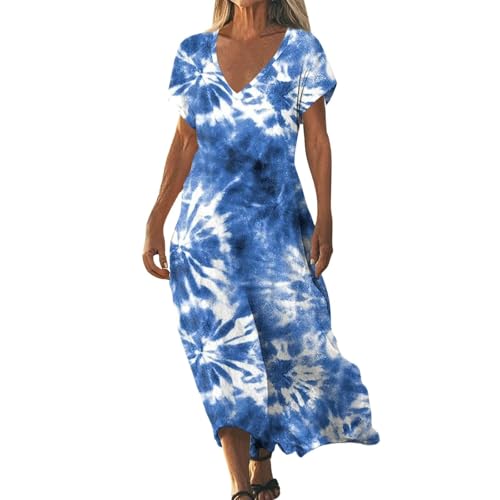 Robe décontractée à manches courtes fluide et fraîche contre la chaleur
