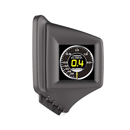 Indicatore OBD E GPS, AP-1 Car HUD Head-up Display OBD GPS Tachimetro Installazione Console Centrale Montante A Nero