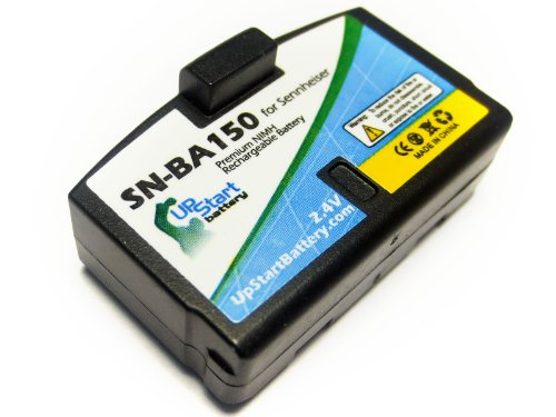 Replacement for SN-BA150 Headset Battery (60mAh, 2.4V, NI-MH) - Compatible with Sennheiser A200, BA150, BA151, BA152, HDI302, HDI 302, IS150, IS300, IS380, is 150, is 300, is 380, R150, RA-85, RI150
