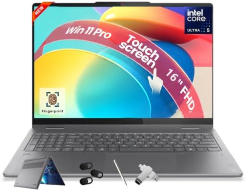 Lenovo Yoga 7i 16" 2-in-1 Touchscreen Laptop - Intel Core Ultra 5...