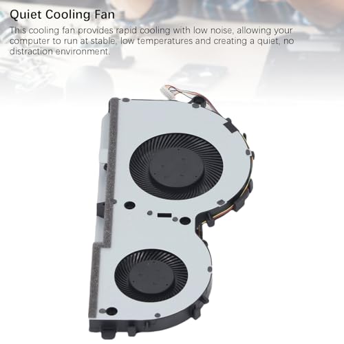 Ventilador de refrigeración de CPU Cocoarm en aluminio y ABS para portátil 2