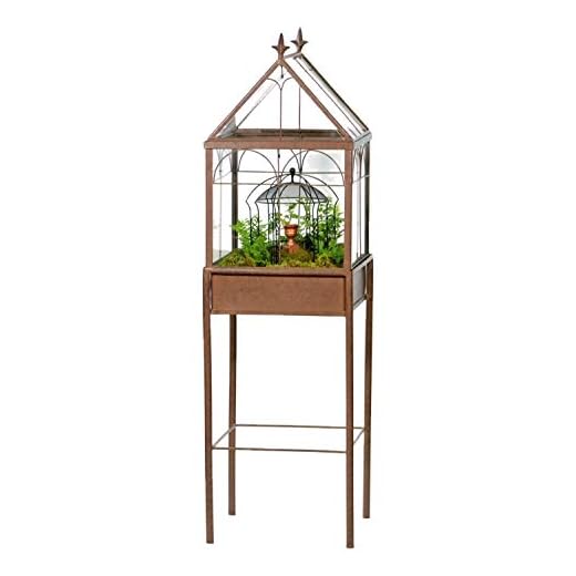 H Potter Large Glass Terrarium