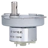 Chrees Präziser Elektromotor, Geringer Stromverbrauch, Kleine Größe, Einfache Installation für Haushaltsgeräte, DC 12 V