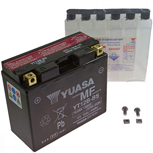 AGM Batterie Ducati Street Fighter 1100 0911 YUASA YT12B-BS  BS Dry