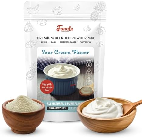 Fanale Premium Sour Cream Bubble Tea Flavoring Powder | Perfect for Baking, Smoothies, Desserts and Drinks | Instant Flavoring Powder for Boba Milk Tea - 2.2 Pounds (Pack of 1)
