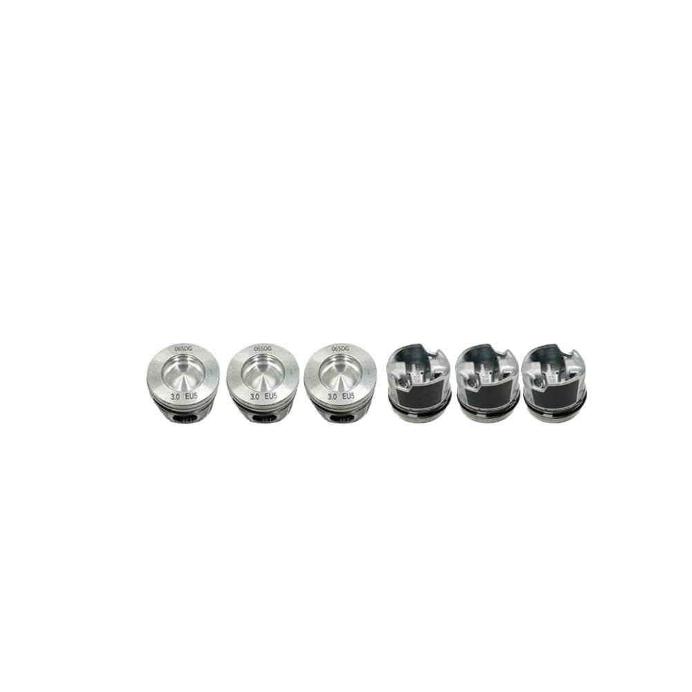 Kit de segments de Piston 6 pièces 83mm 059107065CH Compatible avec 3.0T Diesel A4 B8 A5 A6 C6 Q5 Q7 moteur Pistons anneaux tiges et pièces