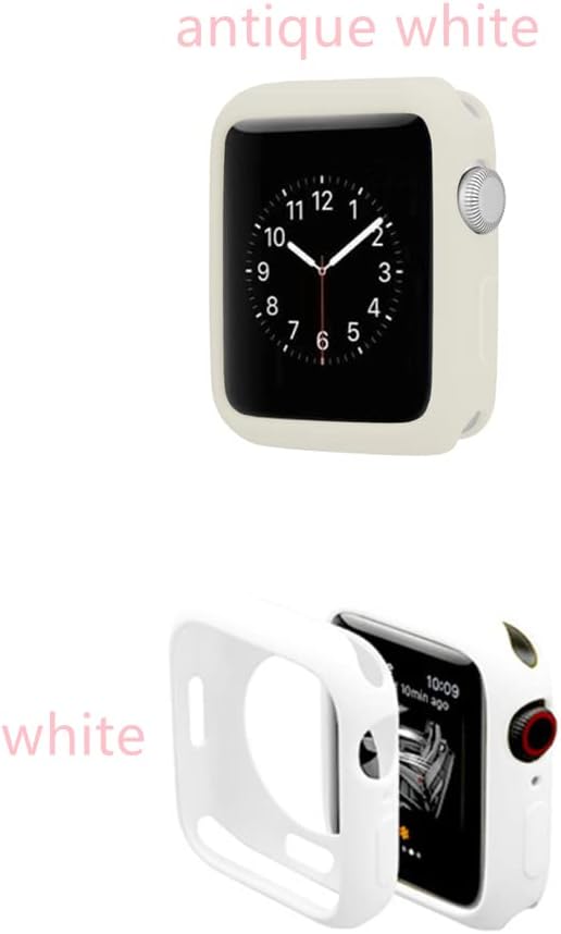 Flexible TPU Protective Bumper Case Anti-Scratch Cover Guard (NOT Screen Protector) Compatible with Apple Watch 41mm Series 8/Series 7, 16 Packs, Multi Colors