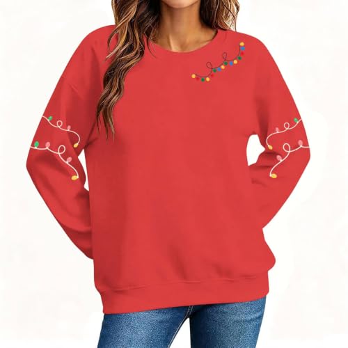 Christmas Sweatshirt For Women Merry Christmas Graphic Pullover - image 4