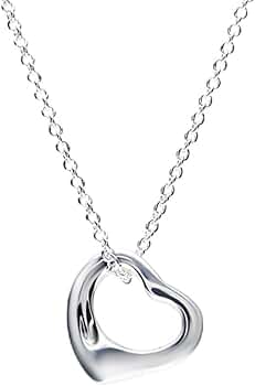 【TIFFANY＆Co.】K18YG オープンハートペンダントネックレス☆Ａ品☆質屋 ユニオン本通店 750 エルサ・ペレッティ Elsa Peretti (新品仕上げ済) ティファニー TIFFANY オープンハート