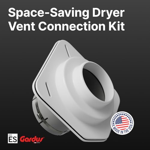 Gardus SnugDryer Space-Saving Dryer Vent Connection Kit, Only For New Construction/Remodeling by Gardus - Image 2