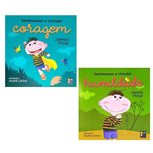 Coleção Sentimentos e Virtudes | 2 Livros Coragem e Humildade | Editora Pé da Letra