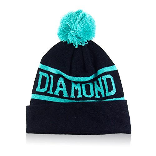 MuLuo Wool Winter Men Women Cap Diamond Pattern Gorro Beanies Hats Fruit Green
