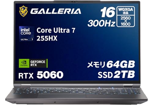 KA Q[~Om[gPC y RTX 5060 / Core Ultra 7 255HX / SSD2TB z GALLERIA XL7C-R56-6A 64GB Windows11Home ҏW 20785-3823