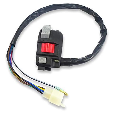 4GB-83973-09-00 Left Handlebar ON Off Start Light Switch for Yamaha Kodiak Big Bear Wolverine Grizzly YFM350 YFM600 4WD 2WD 4GB839730100 4GB839730000 Cover