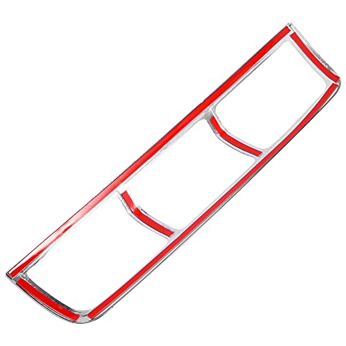 Triple Chrome 3rd Third Brake Tail Light Lamp Cover Trim Overlay For 2010-2018 DODGE RAM 1500 2500 3500 4500 5500