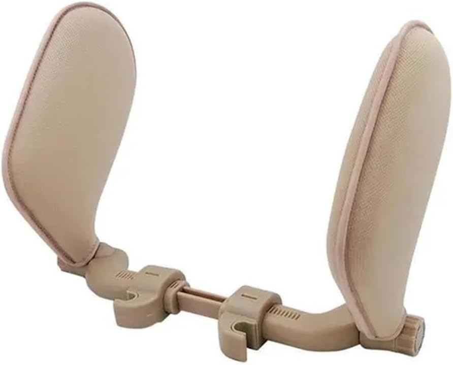 Car Headrest Car Neck Headrest Pillow Vehicle Pillow Cushion Fit for Seat Restraint Head Pillow Support U-Shaped Travel Cushion Sleeping Comfortable (Color : Yellow)