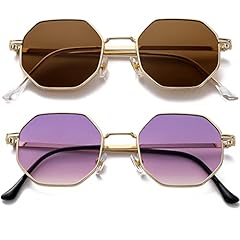 Two Pack(gold/Brown+light Purple)