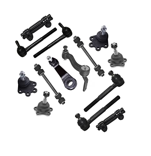 13 Piece Kit Upper & Lower Ball Joints, Pitman & Idler Arm, Sway Bar Links, Outer & Inner Tie Rods And Adjusting Sleeves 4Wd Only #TOP25