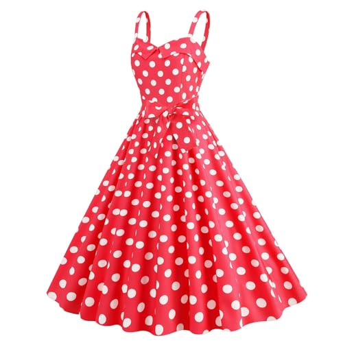 Robe patchwork ajustée et col en V au style rétro affirmé