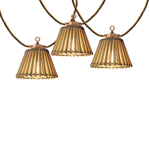 Guirlande lumineuse extérieur design naturel en bambou Natura Light