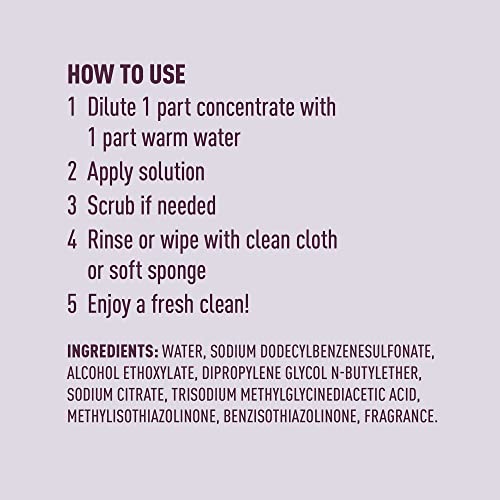 Image of Amazon Brand - Presto! Multi-Surface Cleaner Concentrate, 2X Concentrated Formula, Lavender Scent, Cleans Floors, 32 fl oz, 2-Pack