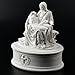 Veronese Design 7 1/2 Inch La Pieta Cremation Urn Polystone Marble White Finish Memorial Gift Home Decor