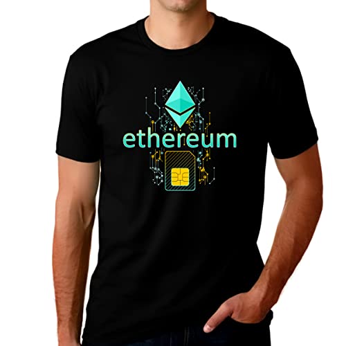 Fire Fit Designs Ethereum Shirts for Men Crypto Gifts Ethereum Crypto Currency Ethereum Shirt ETH Digital Ethereum Shirt