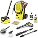 Kärcher Hochdruckreiniger K 5 Classic Car & Home, Druck: max. 145 bar, Fördermenge: 500 l/h, Fläche: 40 m²/h, Wasserfilter, Gewicht: 5,6 kg, Hochdruckpistole, Dreckfräser, VPS, Car & Home Kit
