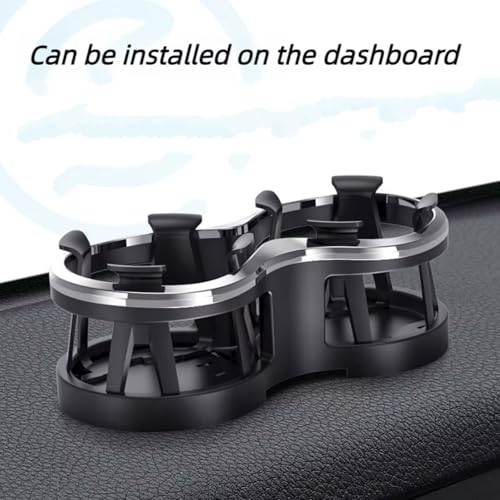 Porte-gobelets de voiture multifonction à double emplacement stable - 6