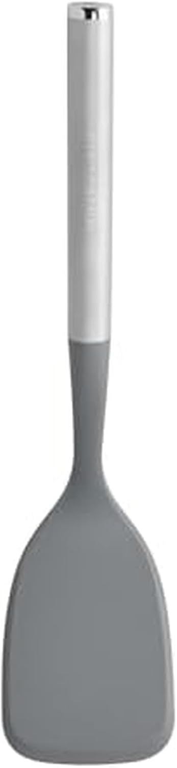 KitchenAid Basting Spoon with Stainless Steel Handle, Nonstick Safe, Ideal for Basting, Stirring, and Serving, Durable and Dishwasher Safe