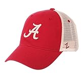 Zephyr Alabama Crimson Tide Mesh Summertime Snapback Cap - NCAA, Cardinal, Adjustable Trucker...