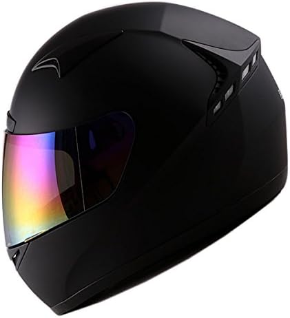 1STORM Motorcycle Bike Full FACE Helmet Booster MATT Black