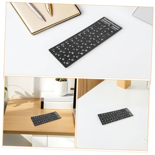 Pegatinas de teclado ruso cirílico para estudiar y trabajar de forma cómoda en casa 3