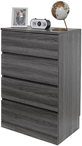 Iris Ohyama, Dresser / Chest of Drawers / Wooden Chest of Drawers / Dresser with 5 Drawers Runner, Easy Assembly, Modern Design, Office, Living Room, Bedroom - Wooden Chest - WCH-790 - Brown