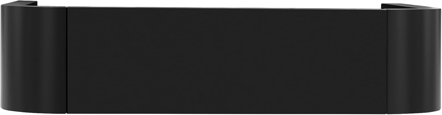 kevinplus 52'' Modern Console Table Sofa Table Minimalist Entryway Table, Contemporary Narrow Console Table Sofa Table for Living Room Dining Room Kitchen Entryway, Curved Tabletop, Black