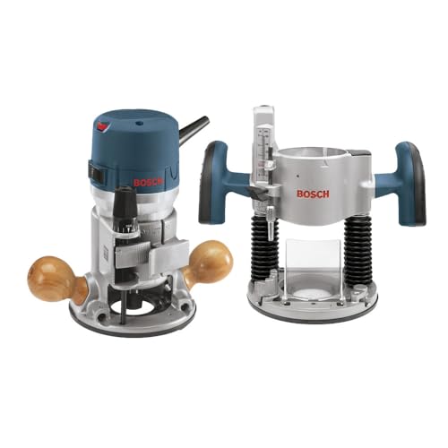 BOSCH Router 1617EVSPK 2.25 HP Combination Plunge- and Fixed-Base Woodworking Router