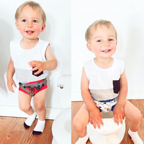 Image of BIG ELEPHANT Random Color Toddler Training Pants 6 Pack, Potty Training Underwear for Boys and Girls