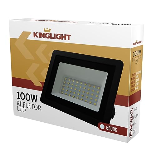 Refletor 100W Led Branco Frio 6500K IP66 8000lm Kinglight