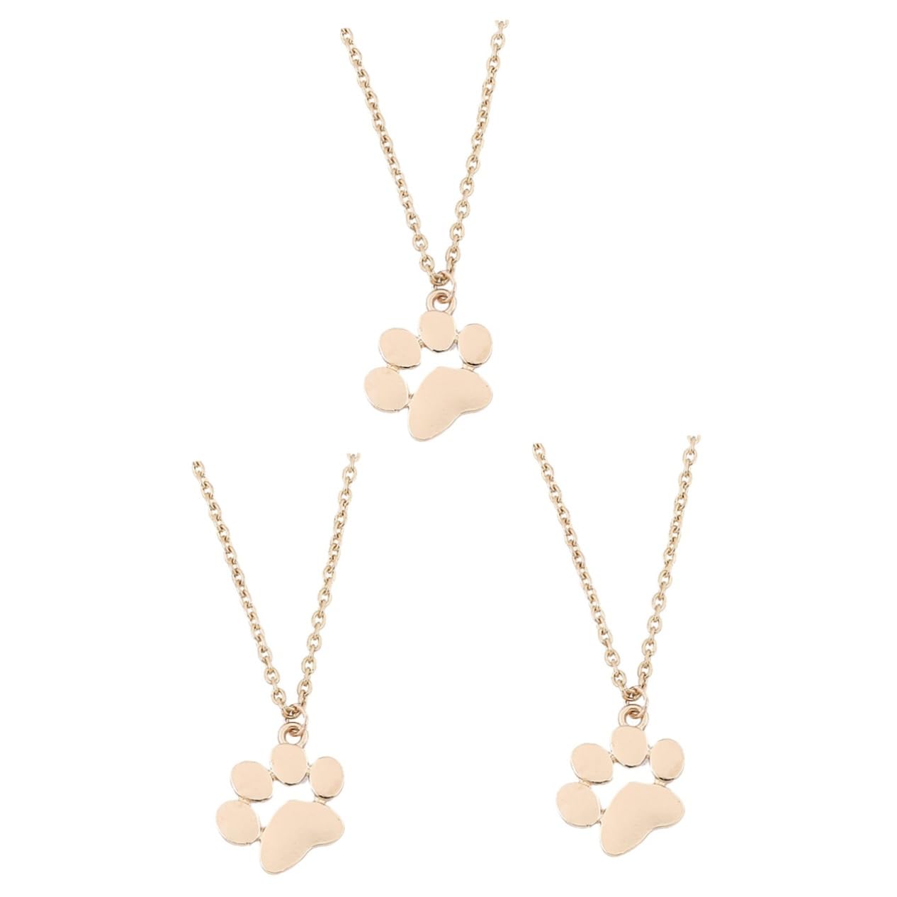 Collier ras de cou motif patte avec chaîne fine ajustable - 8