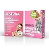Capillum AMOVE Aloe Vera 200g Pulver Enthaarungscreme Intim & Körper Enthaarung ohne Schmerzen und Reizungen für glatte Haut