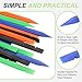 PATIKIL 6 x 150 mm Spudger Pry Tool, 12Pcs Antistatic Plastic Dual Ends Opening Pry Repair Tools Kit for Smart Mobile Phone Tablet Laptop PC Game Machine Electronics Devices, 4 Colors