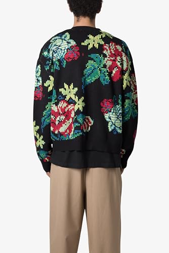 mnml Men's Floral Knit Cardigan3